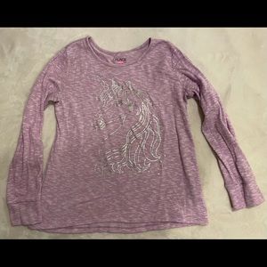 Purple Childrens Place unicorn top